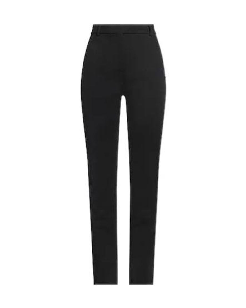 Sportmax Black Straight-Leg Trousers