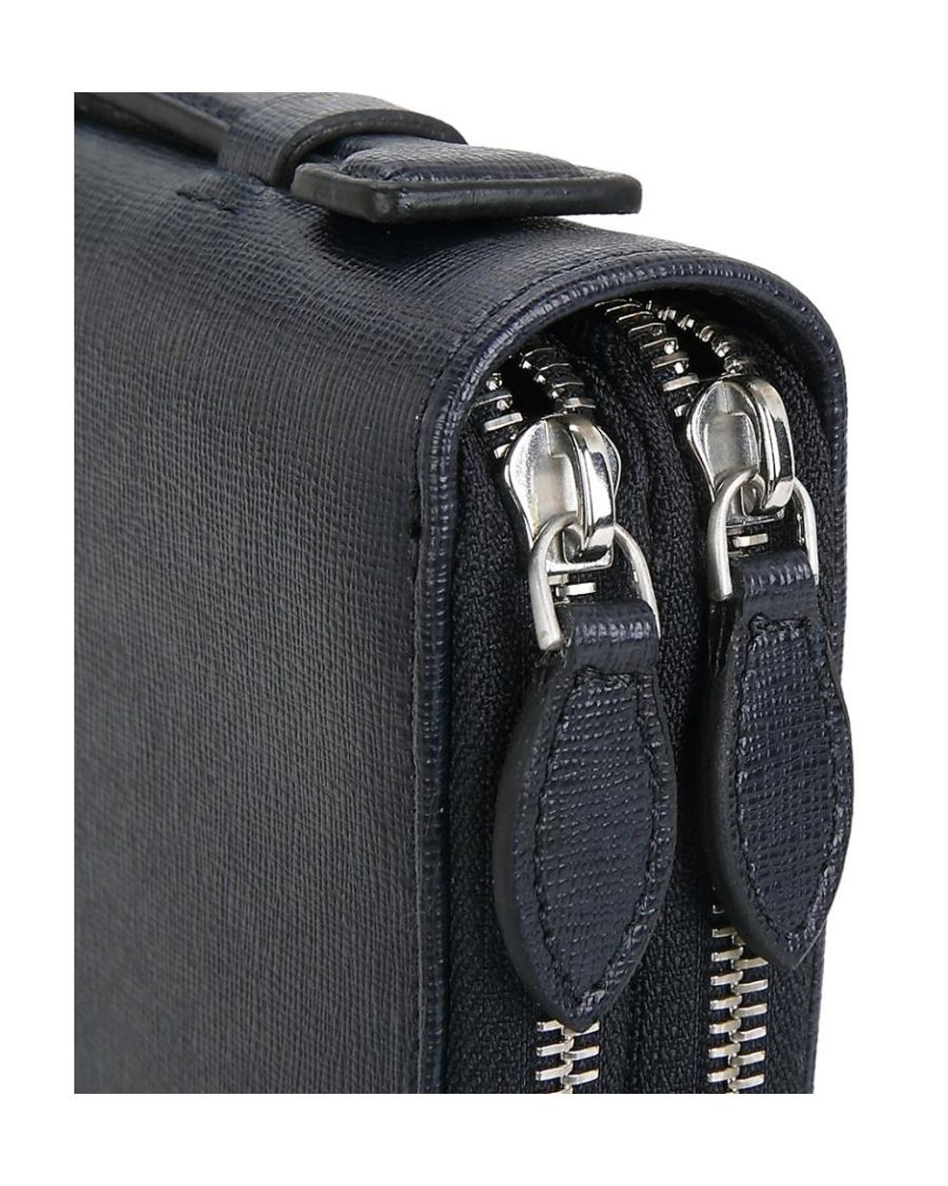 Emporio Armani Black Logo Briefcase for men