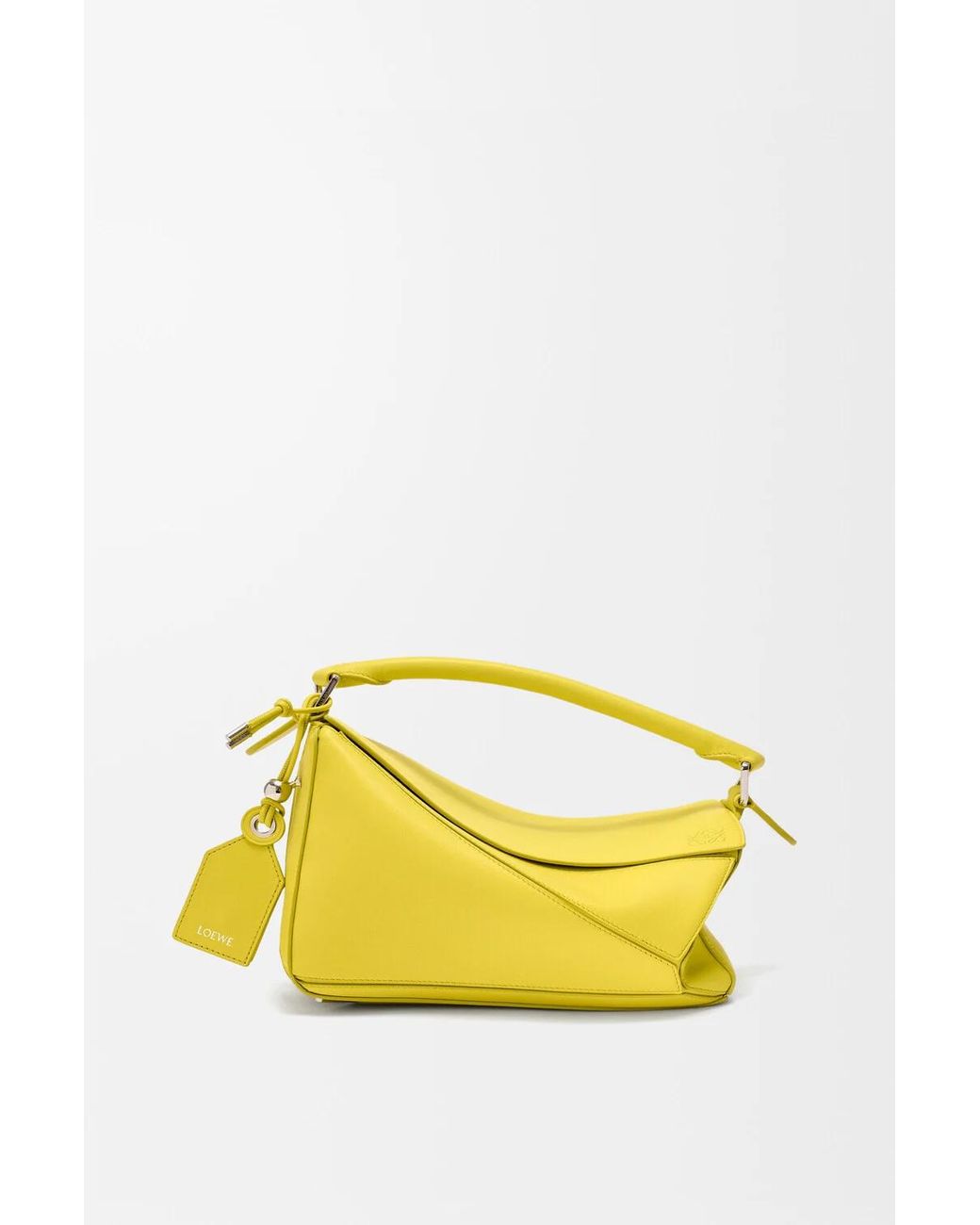 Loewe Yellow Small Featherlight Puzzle Bag