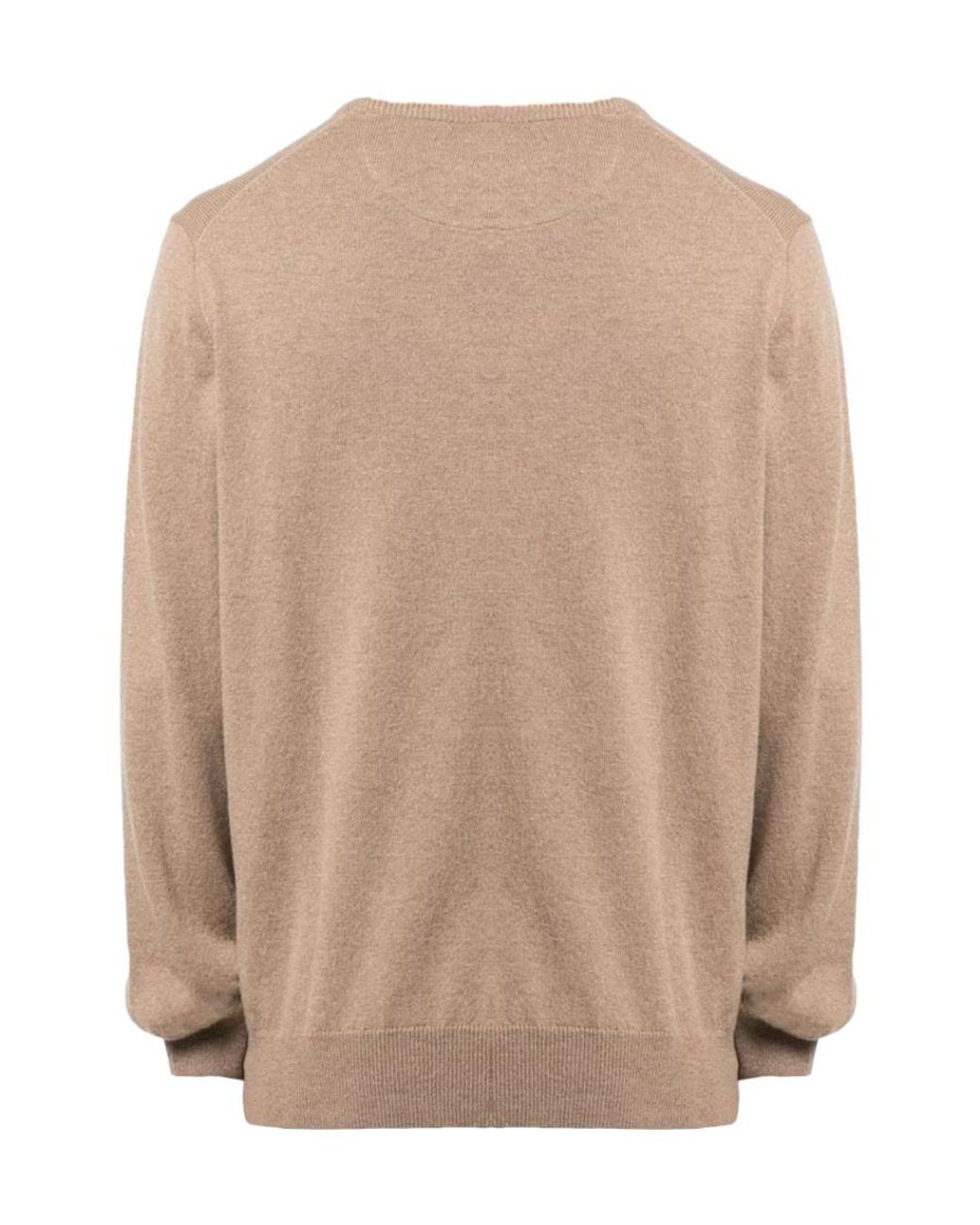 Polo Ralph Lauren Brown Logo Long-Sleeved Sweater for men