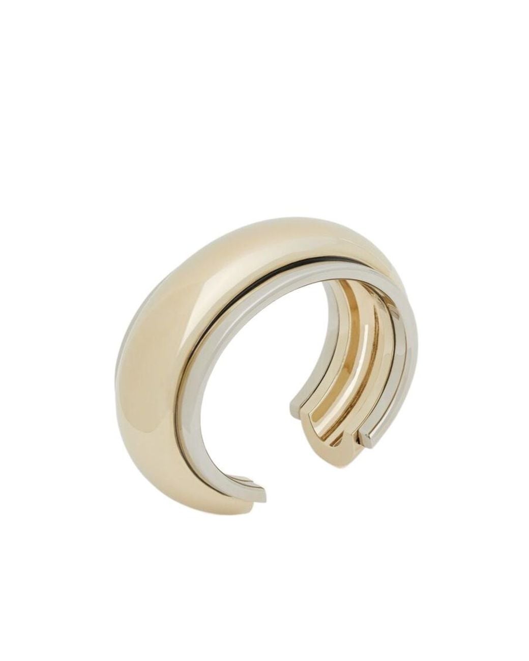 Saint Laurent Metallic Bumpy Bracelet