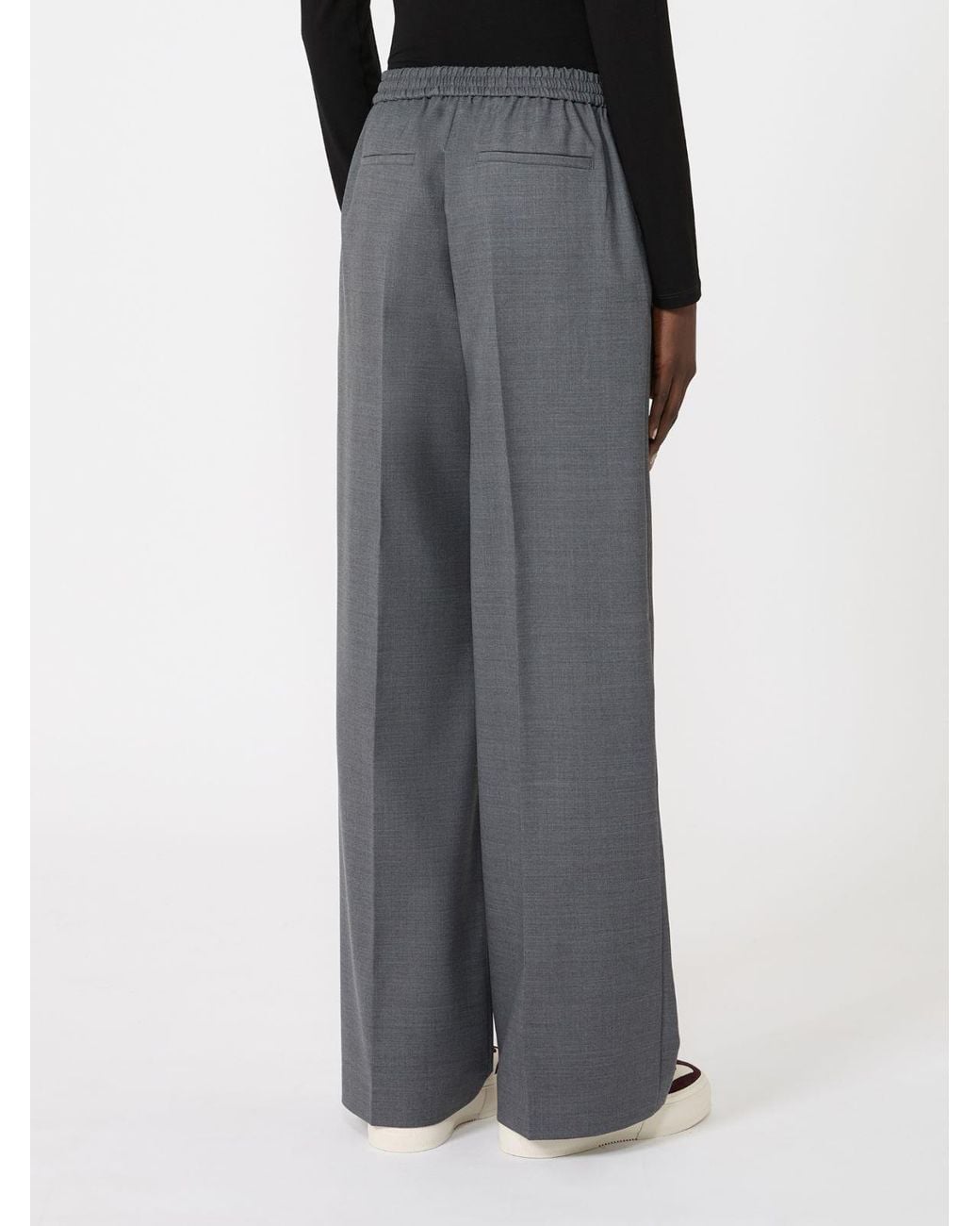 Weekend by Maxmara Gray Batavia Tailored Pants