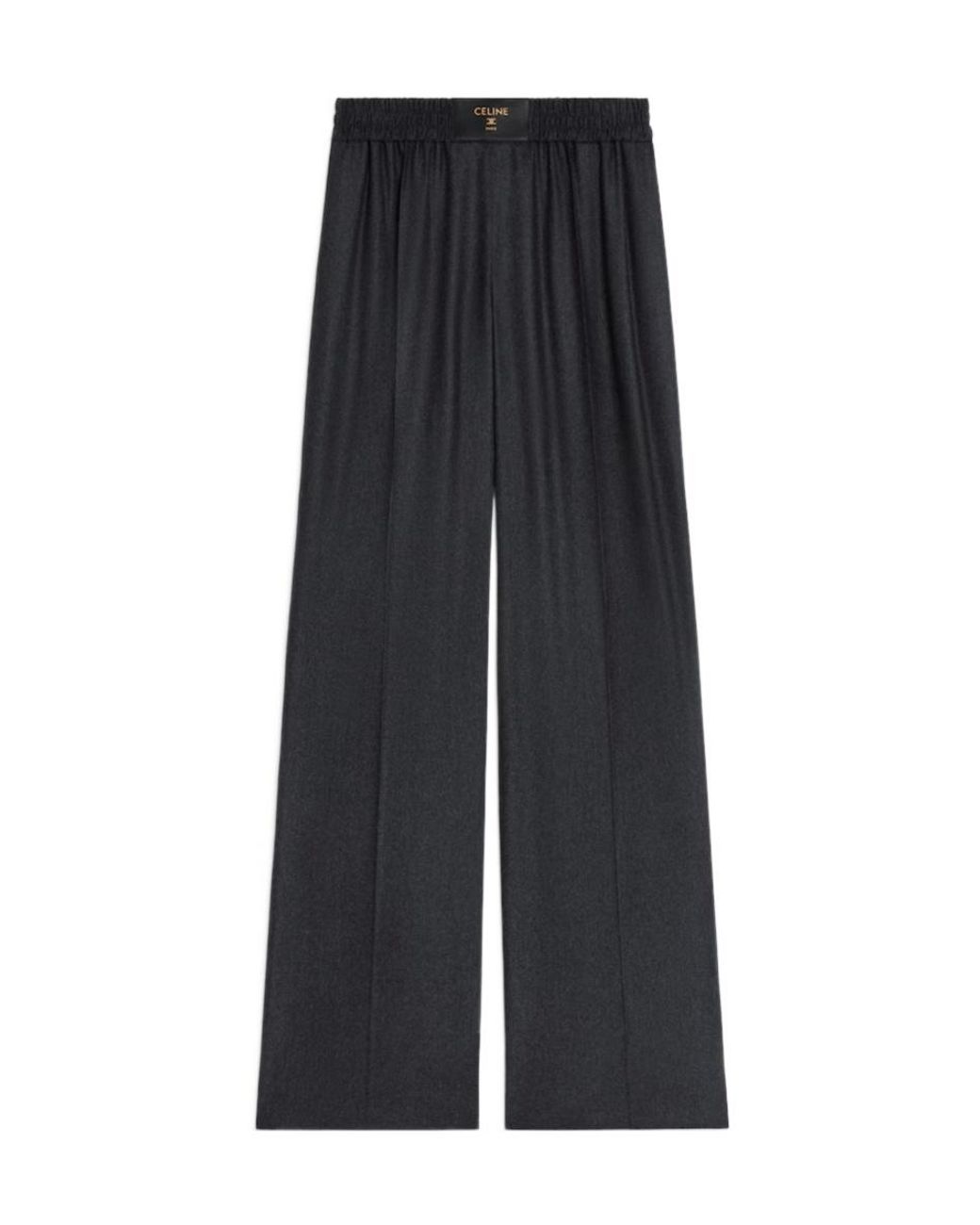 Celine Trousers in Black | Lyst