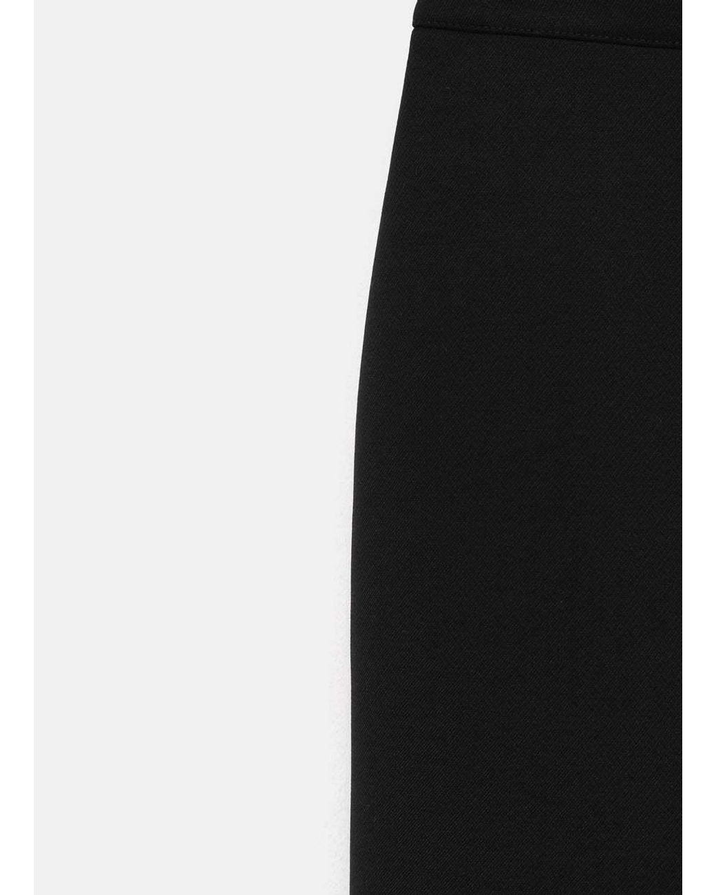 Céline Black Straight Skirt
