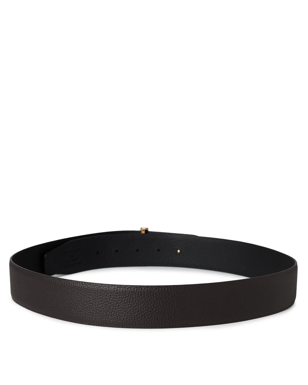 Tom Ford White Grained Cowhide Belt for men