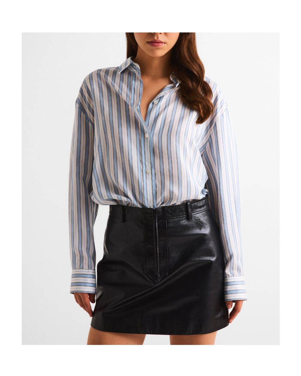 Gucci Blue Simple Short-Sleeved Shirt