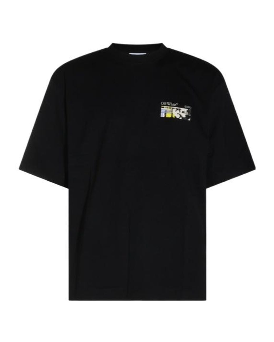 Off-White c/o Virgil Abloh Black Graphic Arrow Print T-Shirt for men