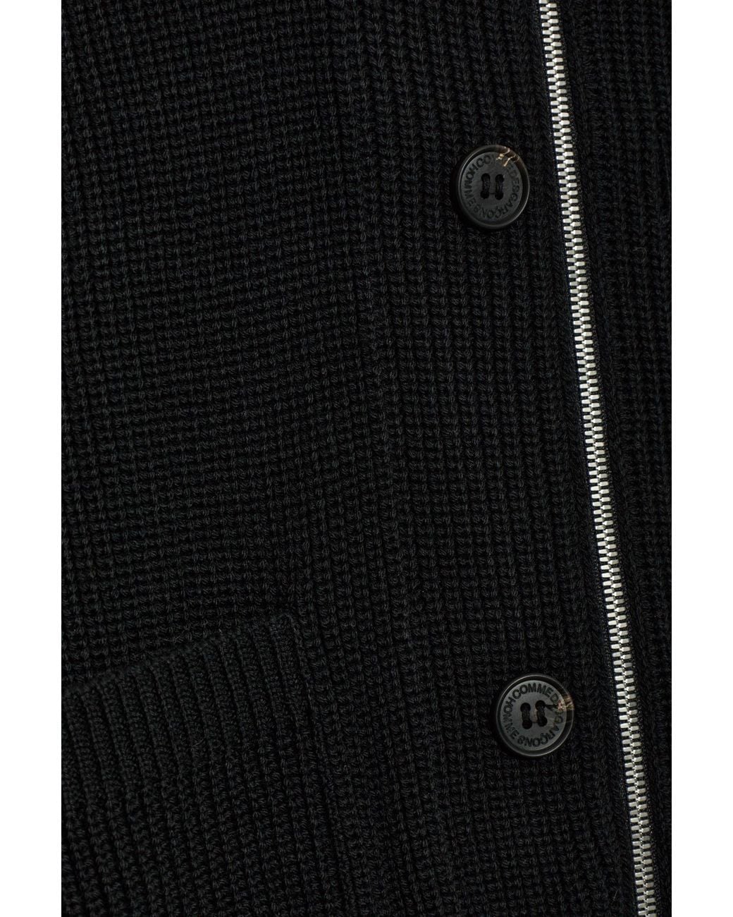Comme des Garçons Black Long-Sleeved Casual Jacket for men