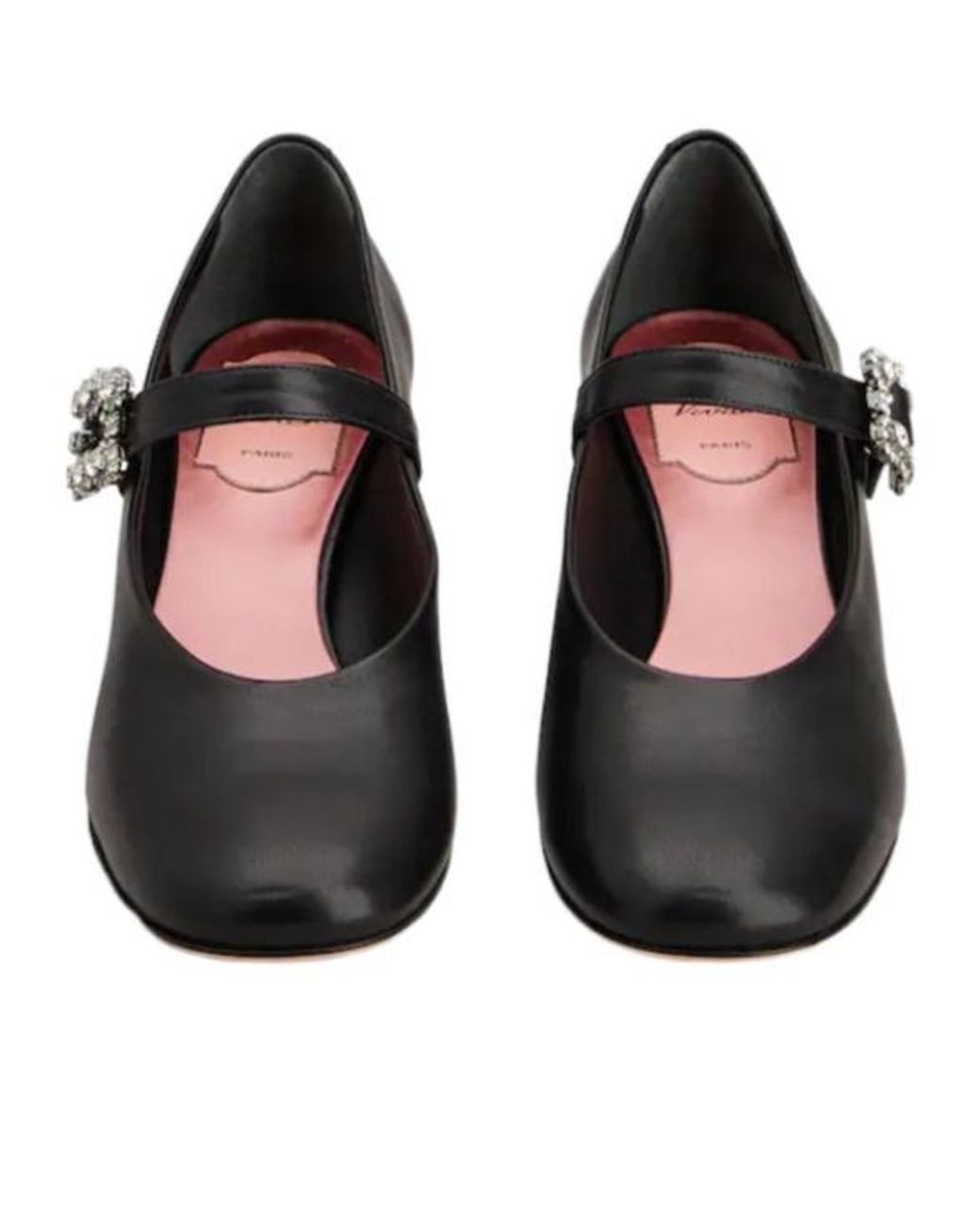 Roger Vivier Black Mini Flowers Babies Heeled Pumps