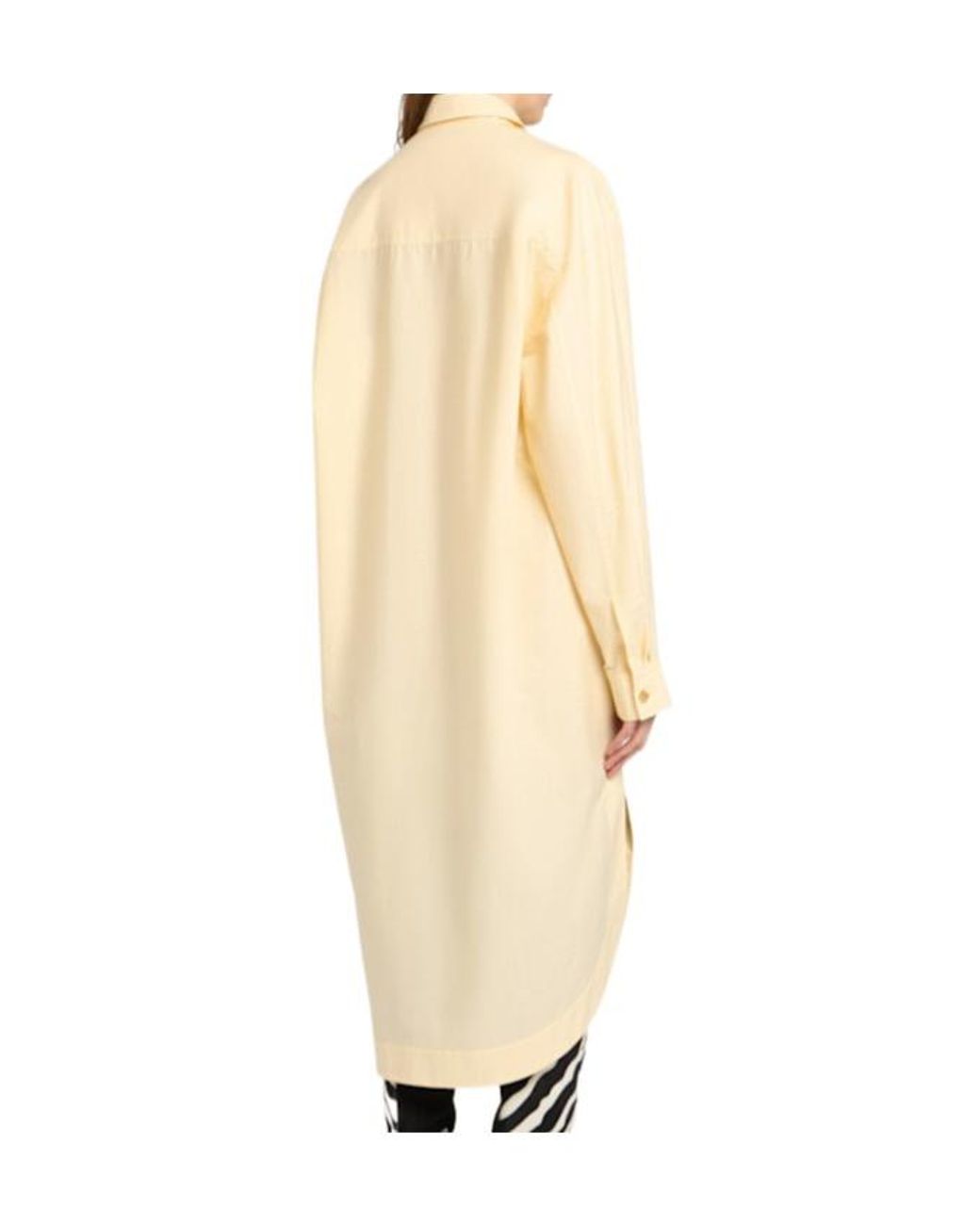 Khaite Natural Gloria Cotton Shirt Dress