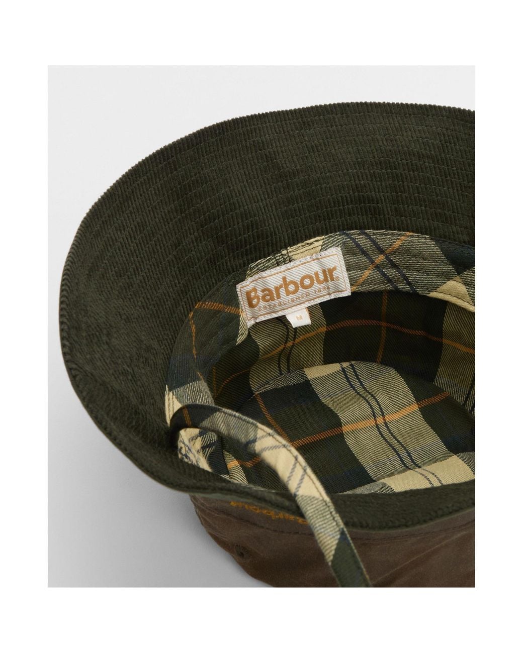 Barbour Brown Brackley Waxed Bucket Hat