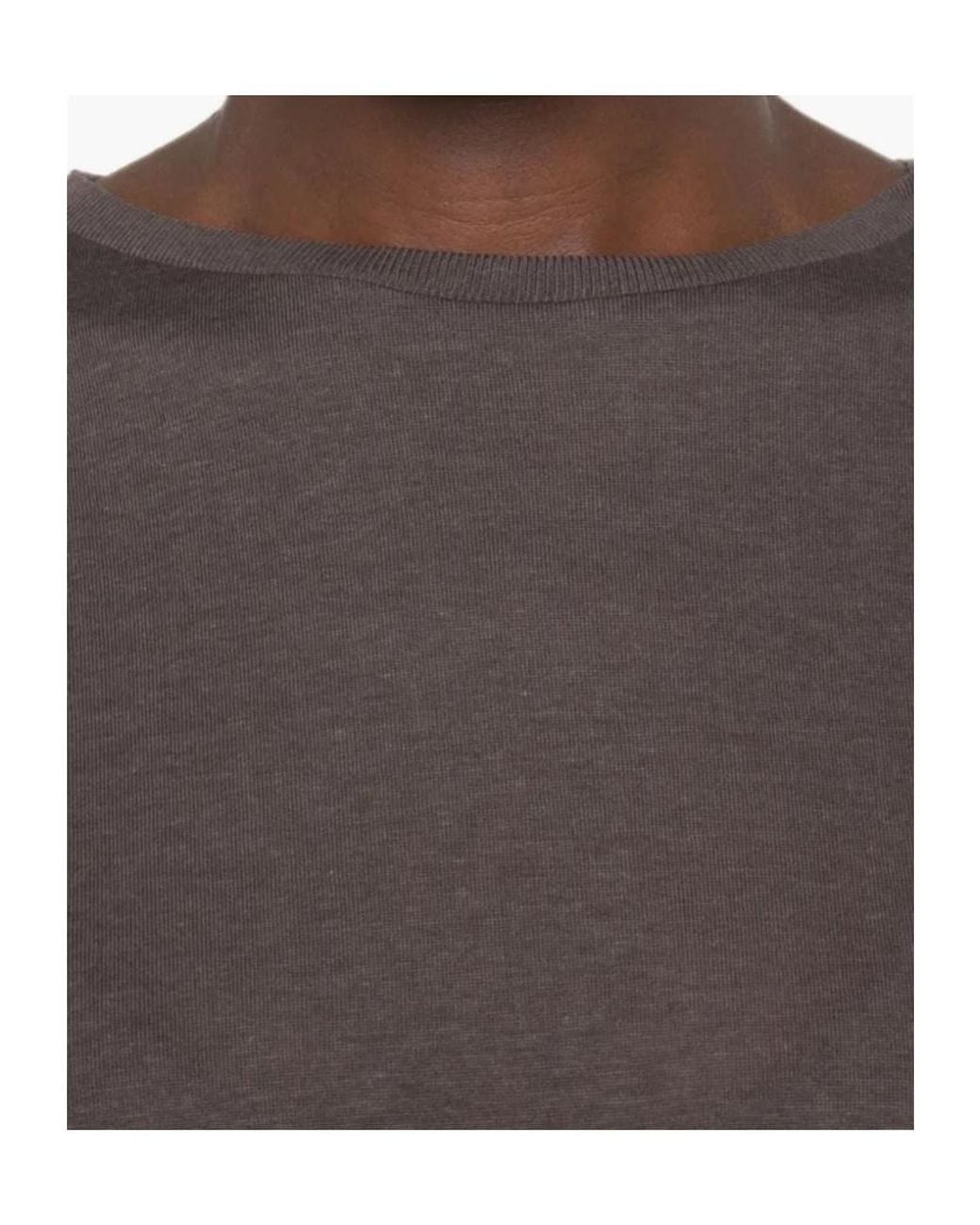 Herno Brown Crew-Neck Long-Sleeve Top