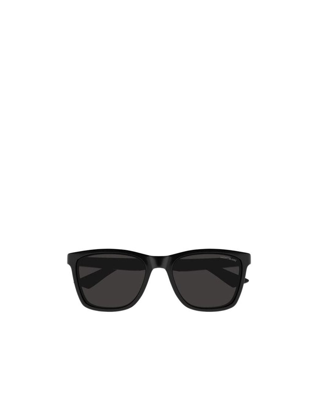 Montblanc Black Eyewear Square Frame Sunglasses for men