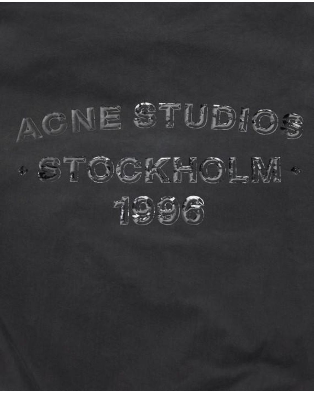 Acne Black Logo-Print Zip-Up Hoodie for men