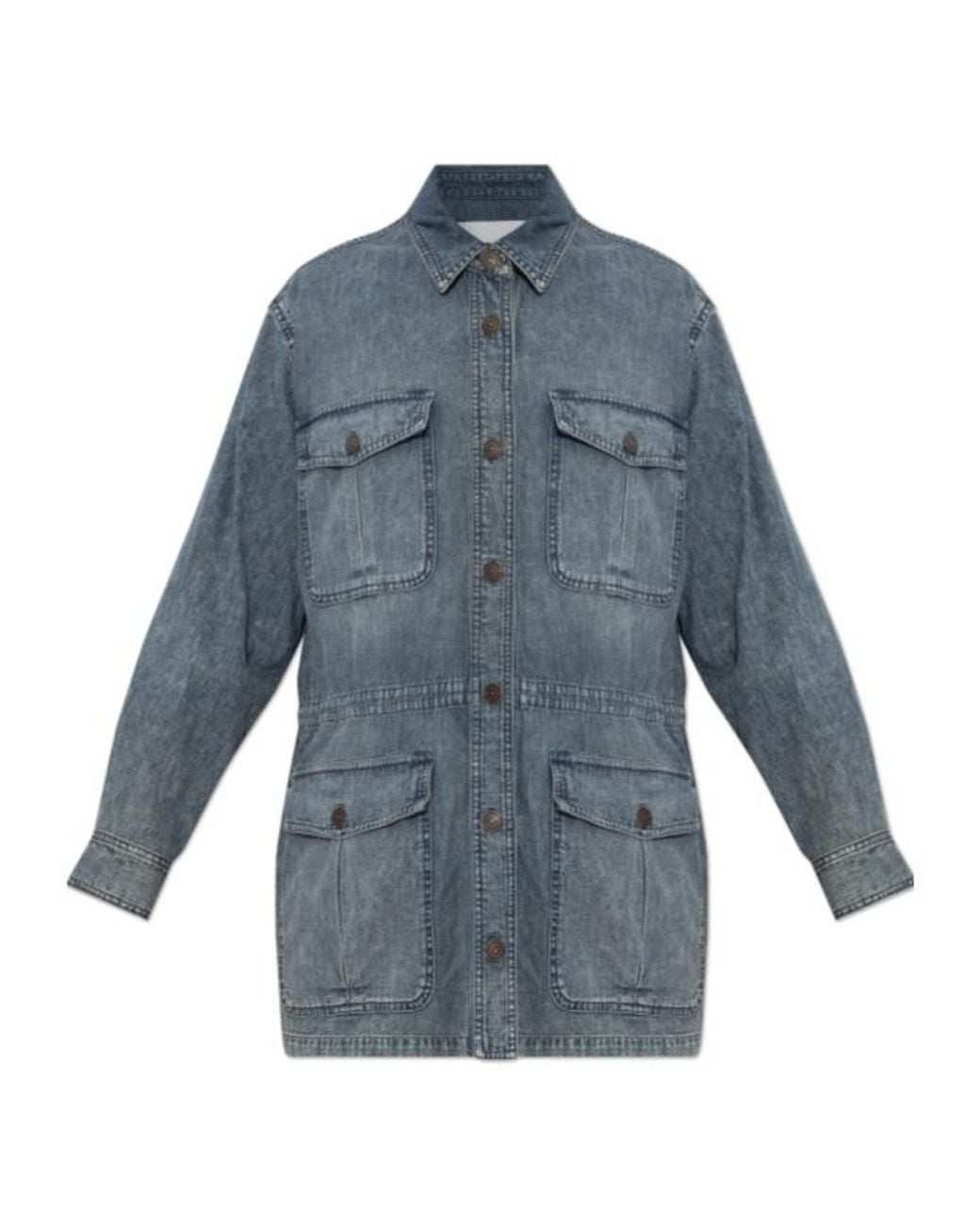 Isabel Marant Blue Isabel Marant Étoile Buttoned Denim Jacket