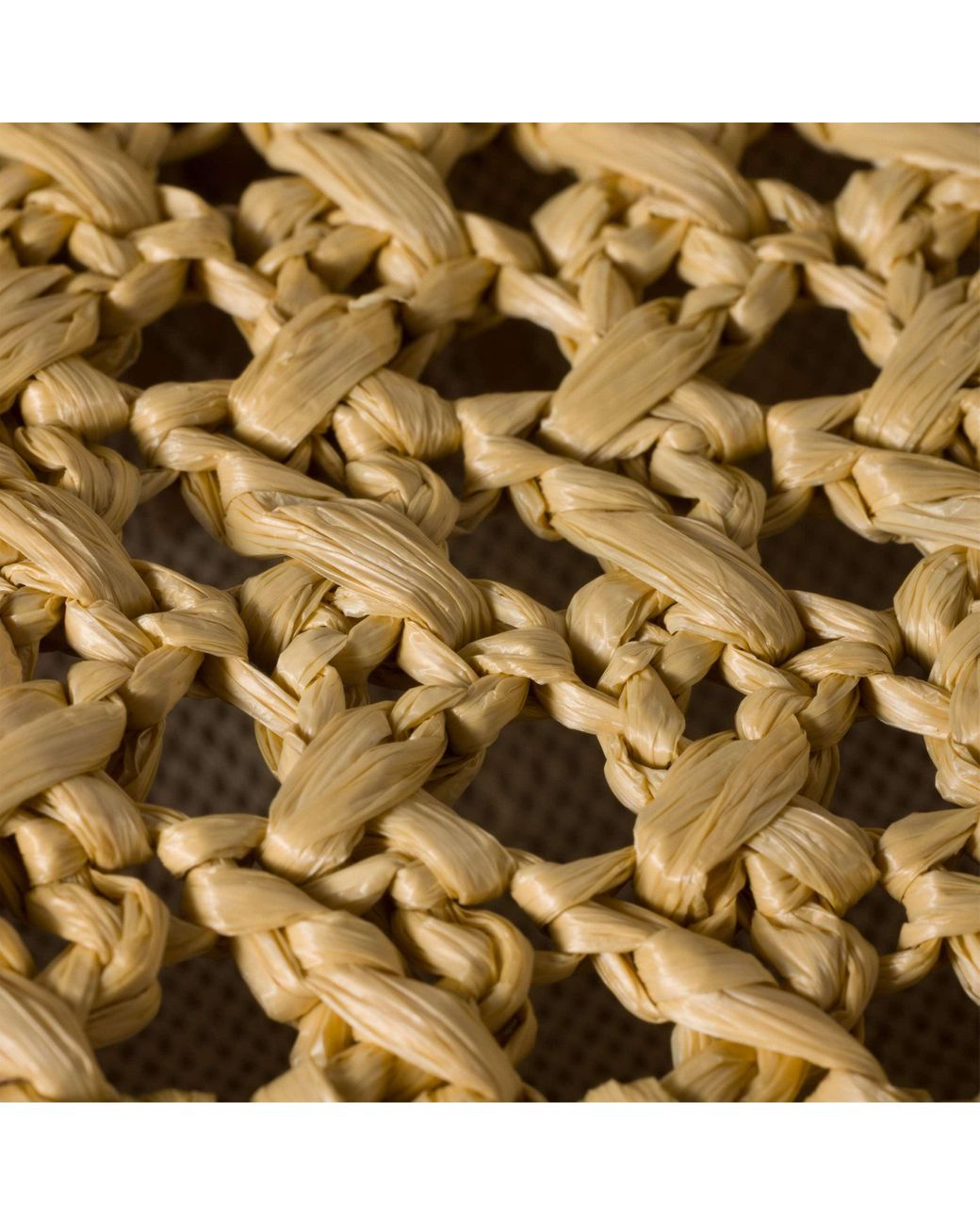 Miu Miu Natural Logo-Embroidered Woven Shopping Bag