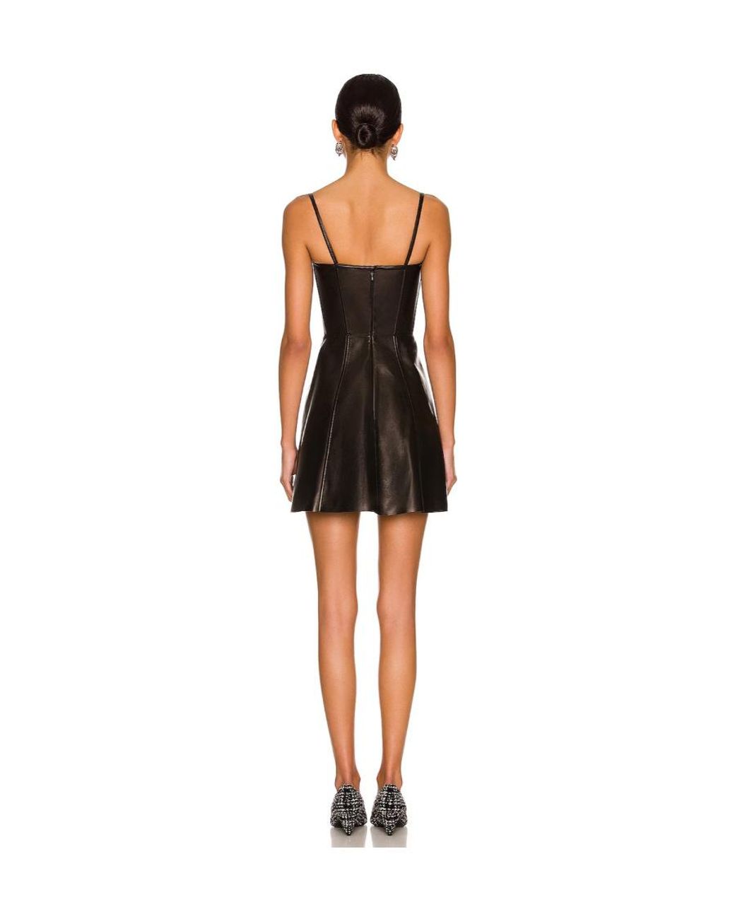 Valentino Black Logo Mini Dress