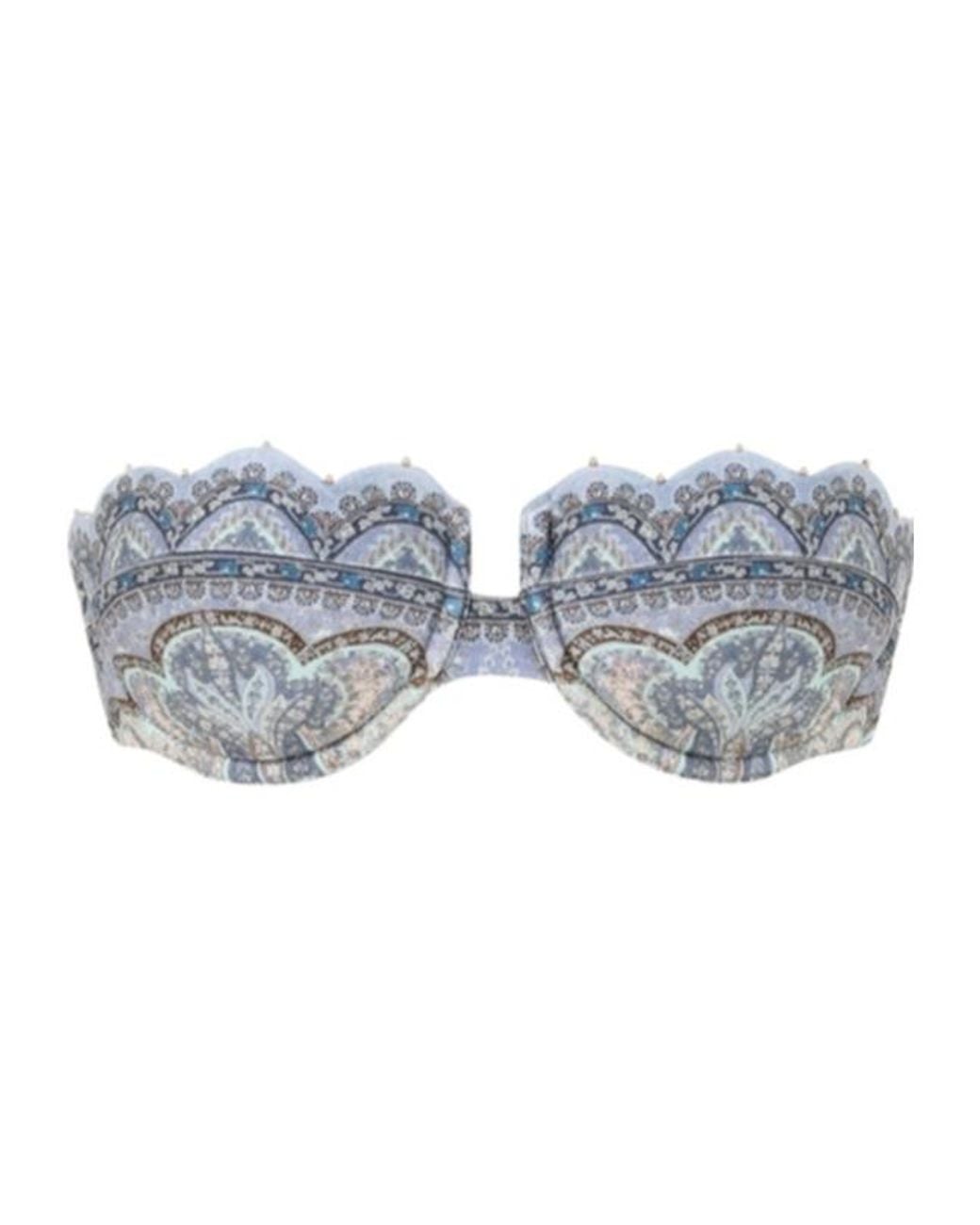 Zimmermann Gray Wanderlust Scallop Balconette