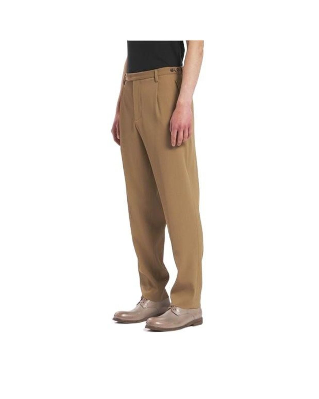 Barena Natural Tailored Barrel Leg Trousers for men