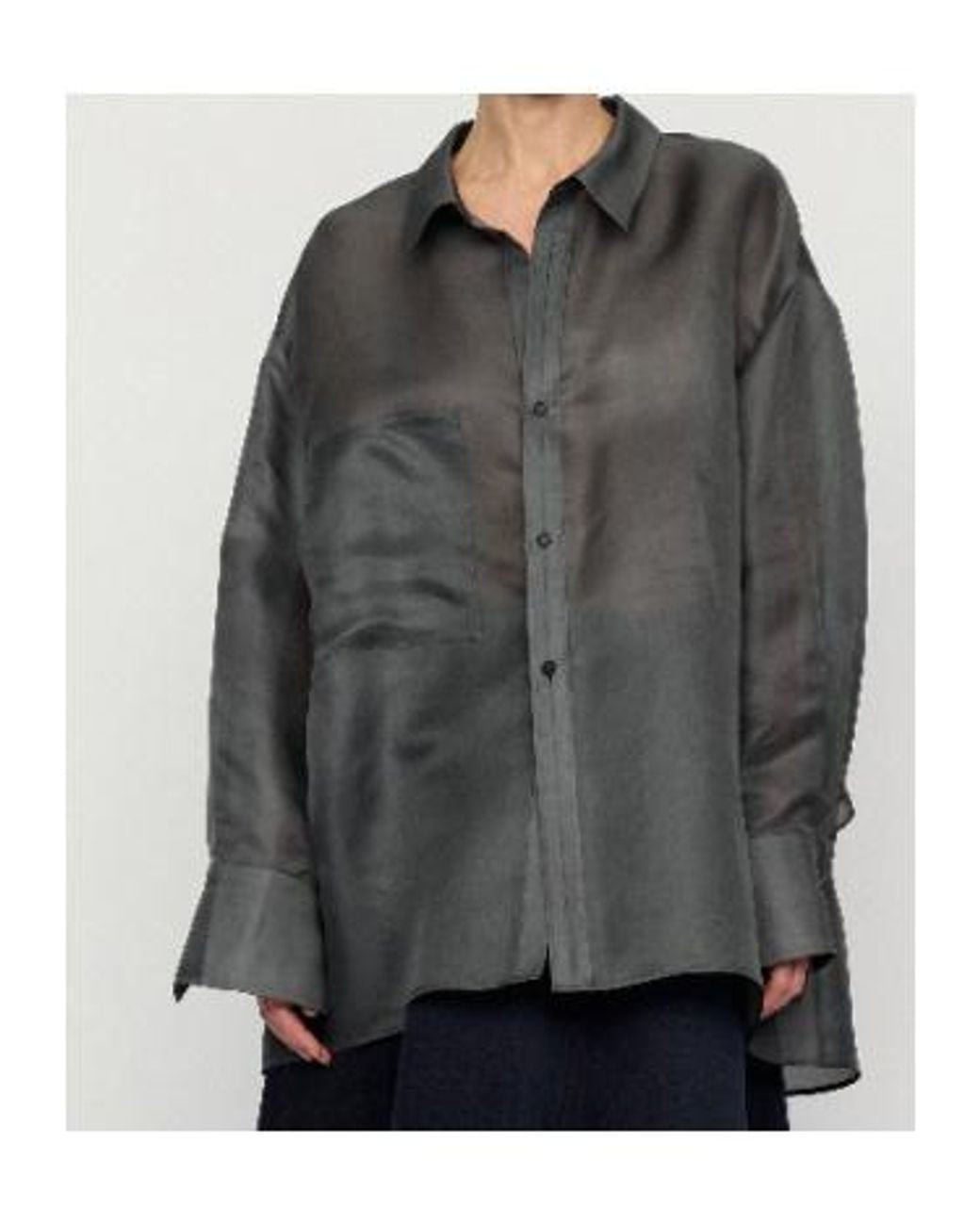 Ruohan Gray Pebble Kaaf Shirt