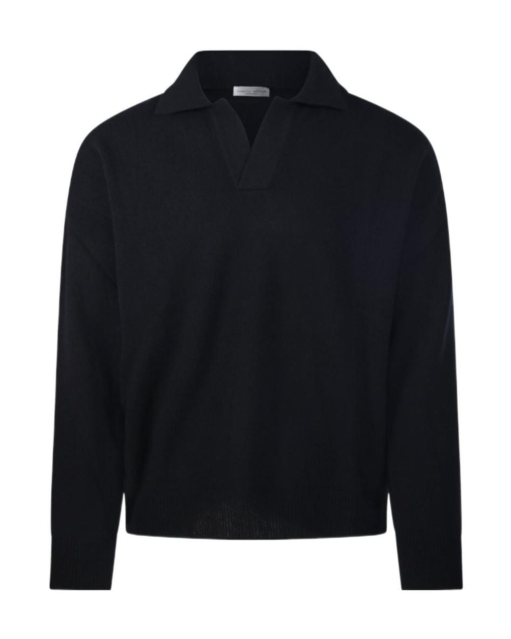Roberto Collina Blue Skipper Knitted Polo Shirt for men