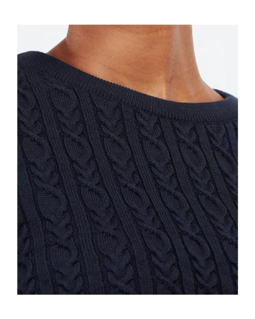 Barbour Blue Hampton Knit Sweater