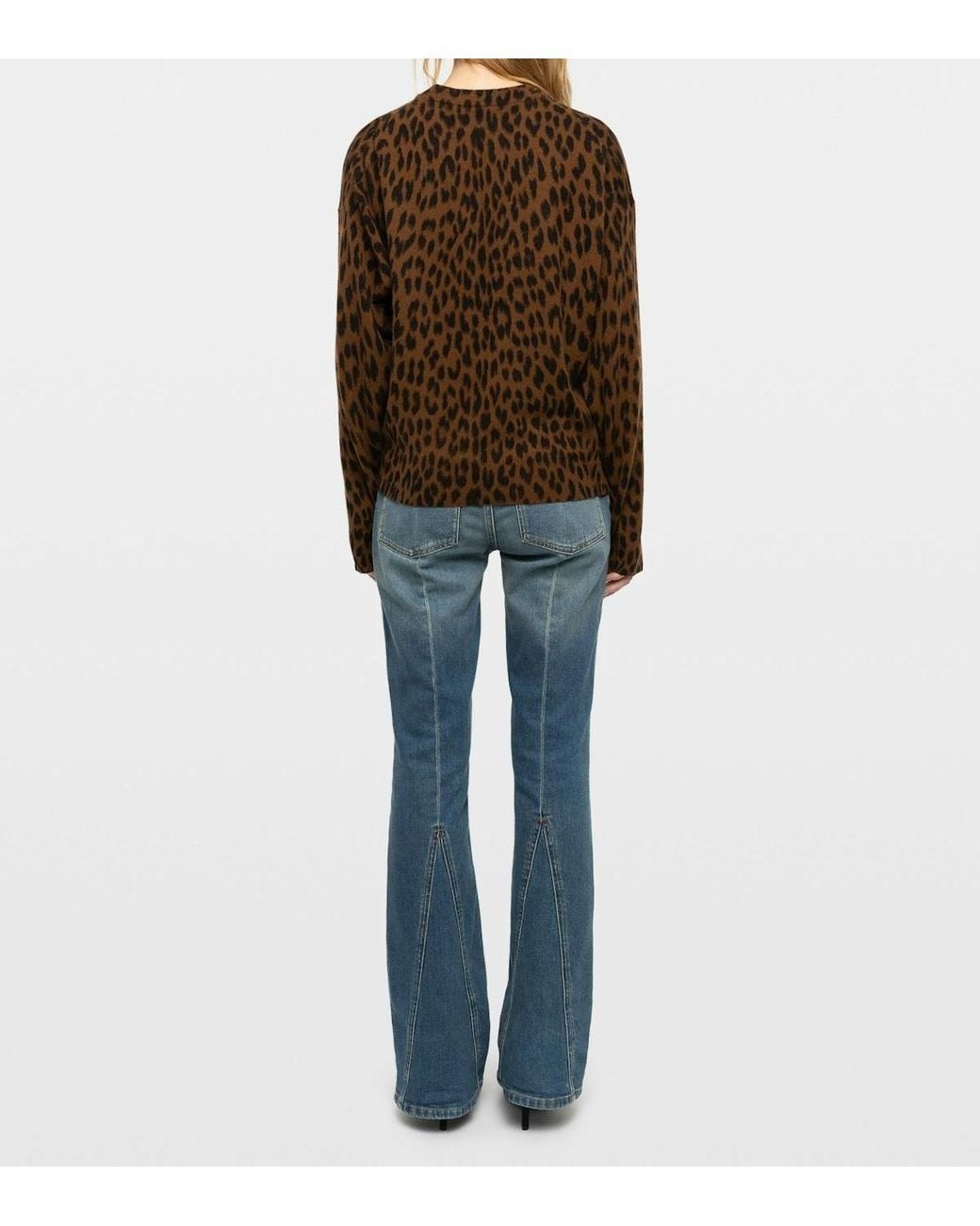 Zadig & Voltaire Brown Leopard-Print Sweater