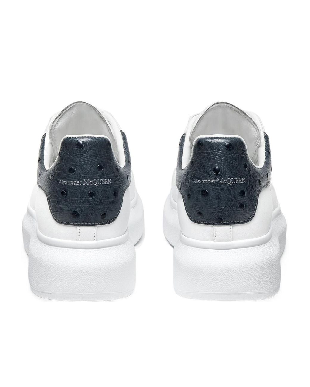 McQueen White Oversized Low-Top Sneakers for men
