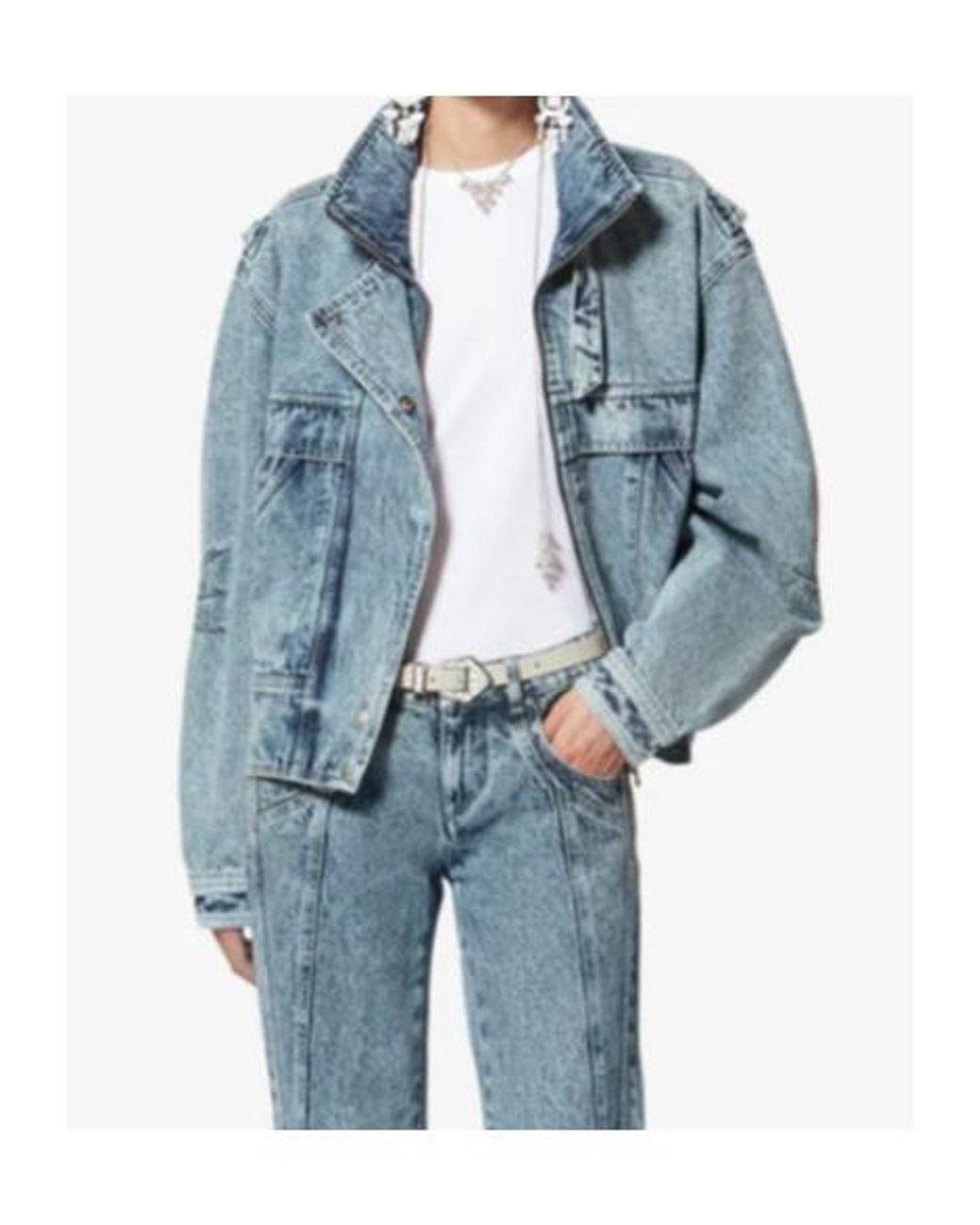 Isabel Marant Blue Isabel Marant Étoile Joseline Denim Jacket