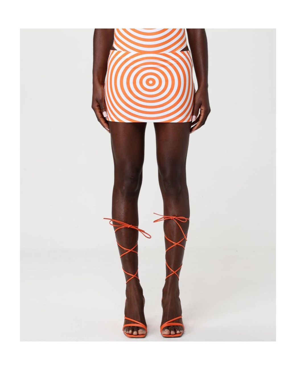 Jean Paul Gaultier Pink The Target Mini Skirt