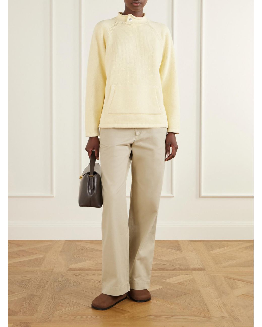 Still Here Natural Casual Knit Sweater