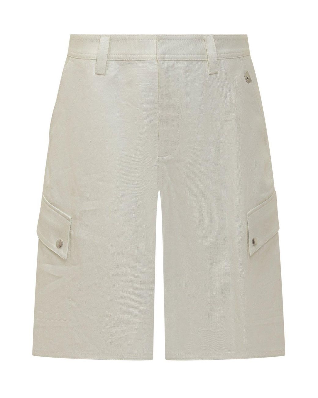 Off-White c/o Virgil Abloh Gray Solid Shorts for men