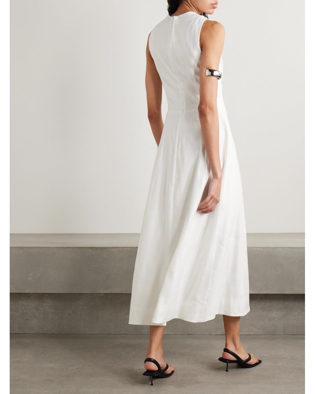 Staud White Lightweight Dress
