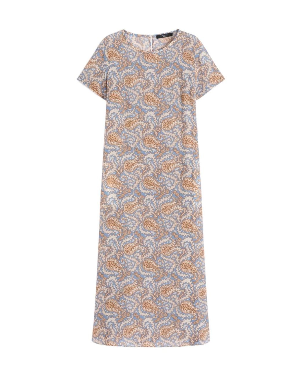 Weekend by Maxmara Gray Pattern-Printed Dress