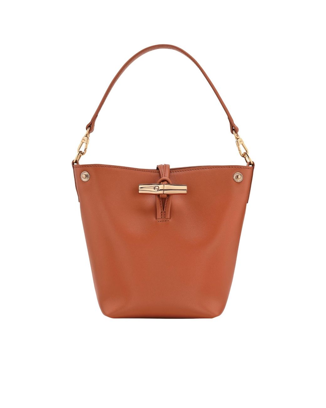 Longchamp White Le Roseau Xs Bucket Bag