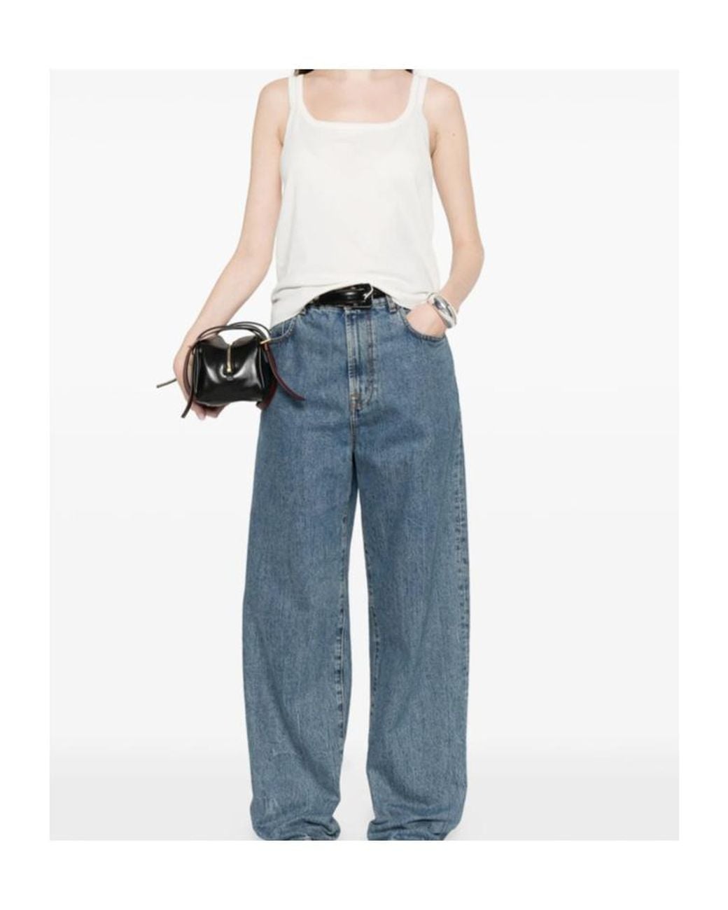 Max Mara White Sleeveless Vest