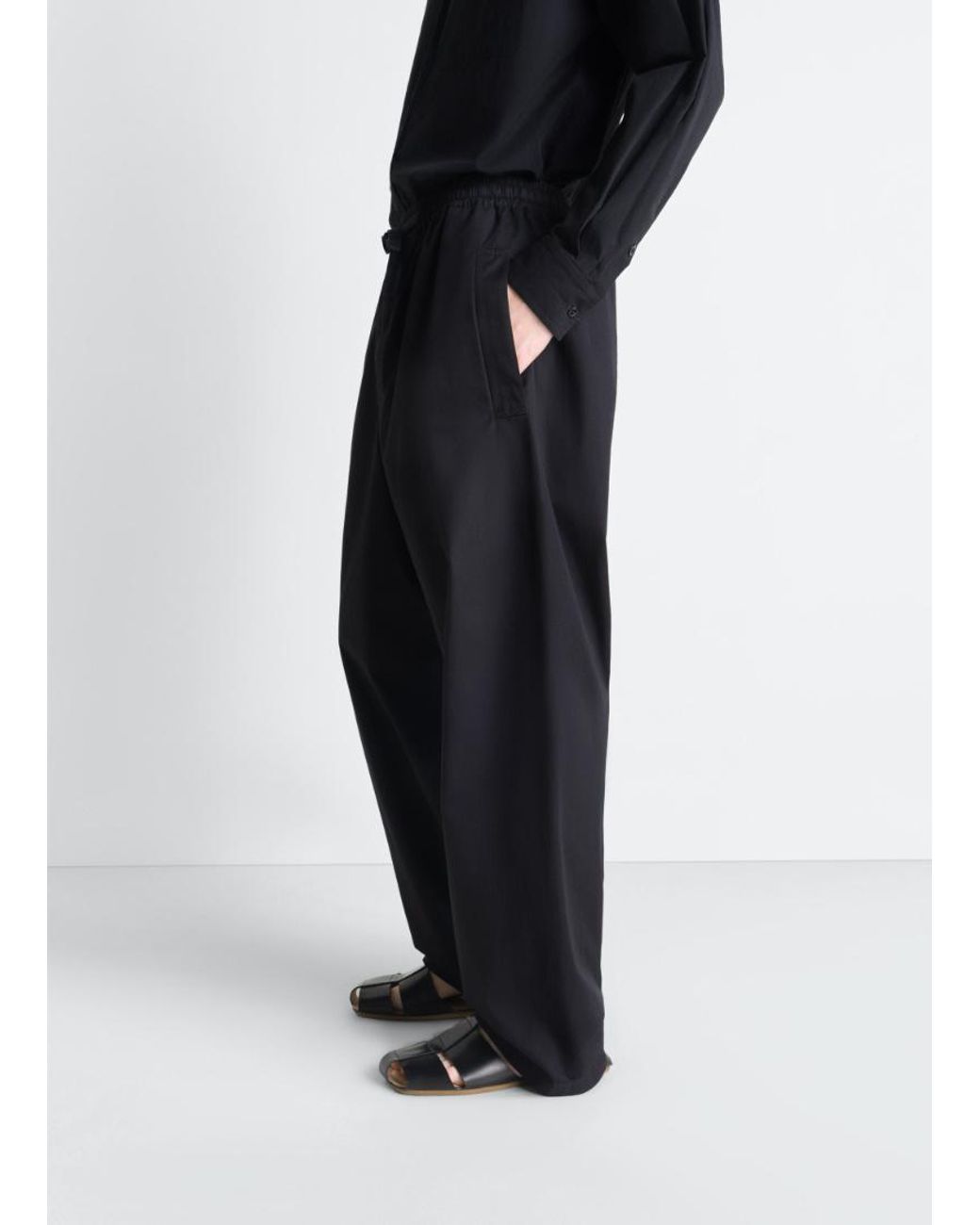 Lemaire Blue Pyjama Pants for men