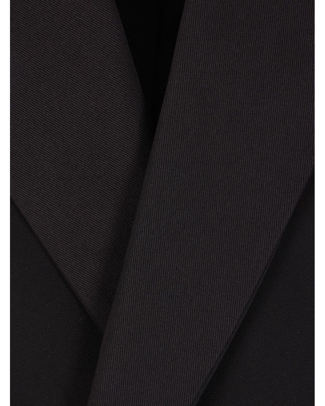Magliano Black Double-Breasted Jacket for men