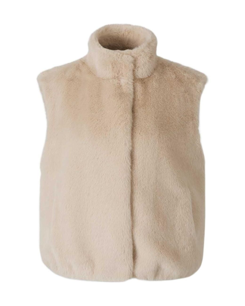 Herno Natural Faux Fur Vest