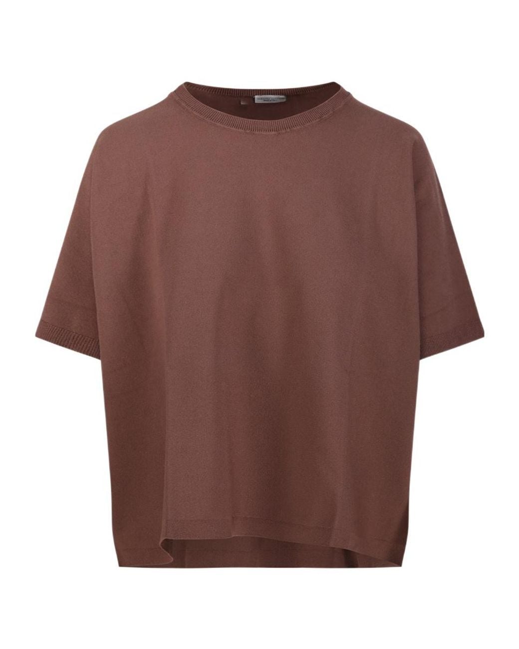 Roberto Collina Brown Oversized T-Shirt