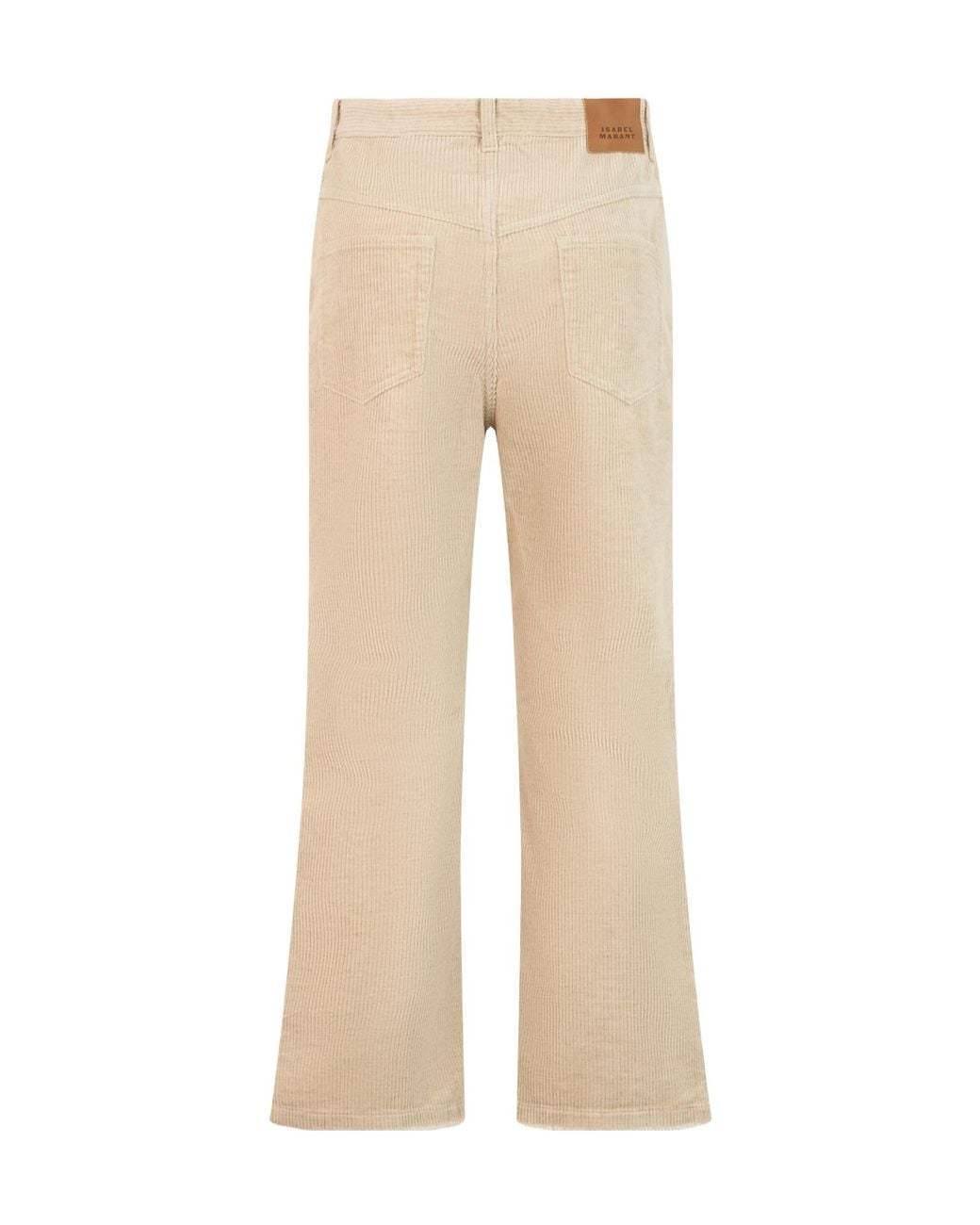 Isabel Marant Natural Isabel Marant Étoile Flared Corduroy Pants