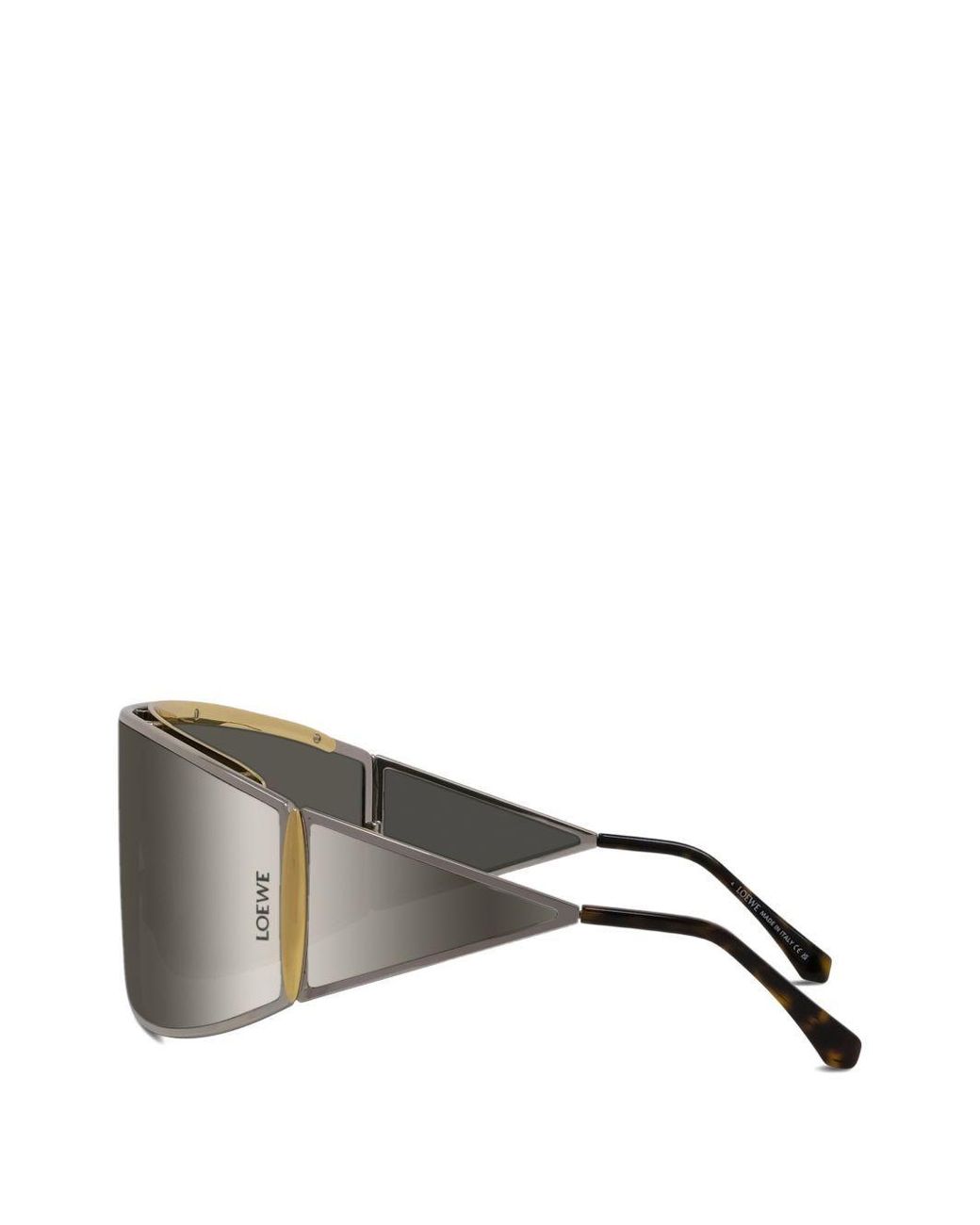 Loewe Gray Speed Mask Oversized Frame Sunglasses