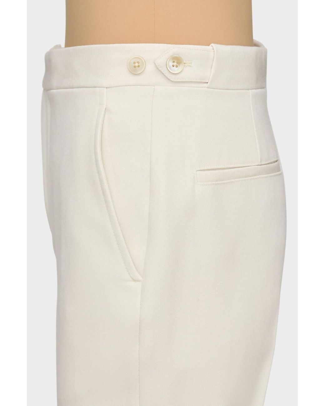 Maison Margiela White Tailored Trousers