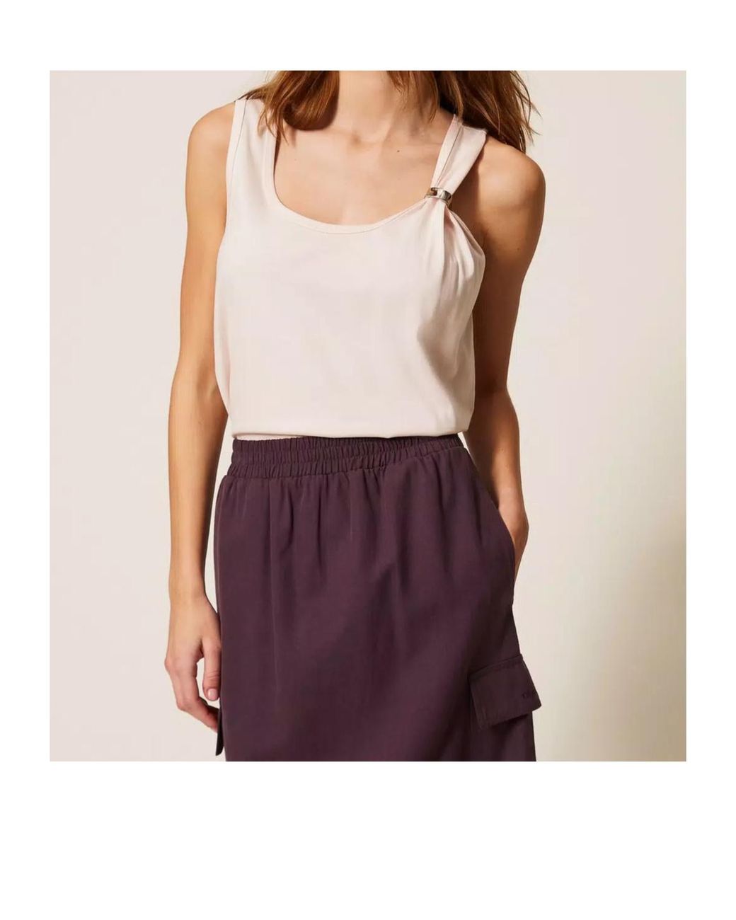 Twinset Pink Sleeveless Tank Top