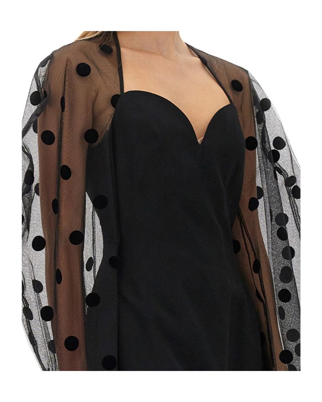 Nina Ricci Black Balloon Sleeve Dress