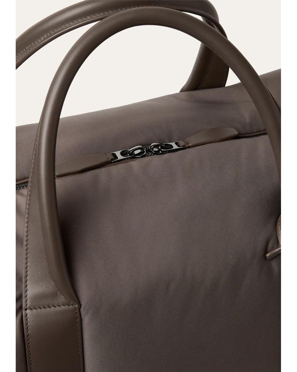 Loro Piana Brown Medium Wind Duffle Bag for men