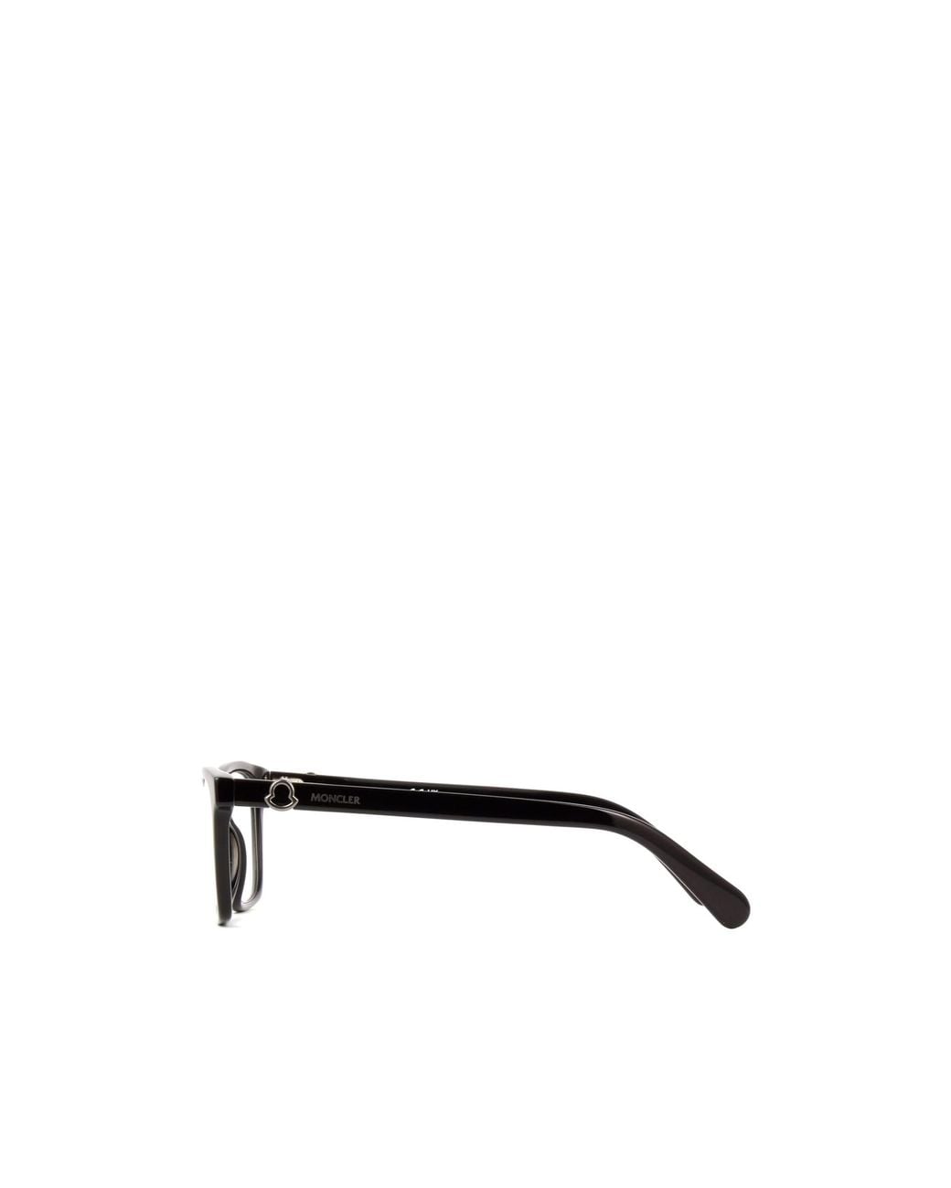 Moncler White Eyewear Rectangle Frame Glasses