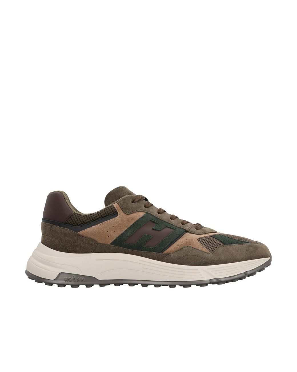 Hogan Brown Hyperlight Lace-Up Sneakers for men