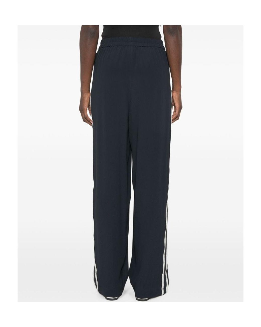 Fabiana Filippi Blue Side-Stripe Track Pants
