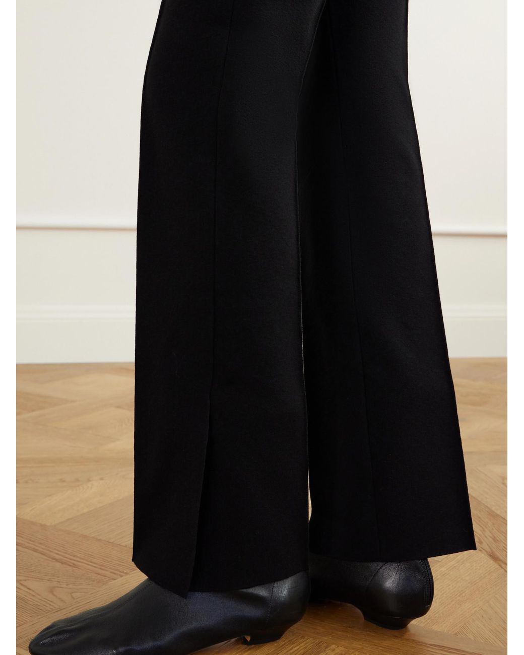 High Sport Black Straight-Leg Pants